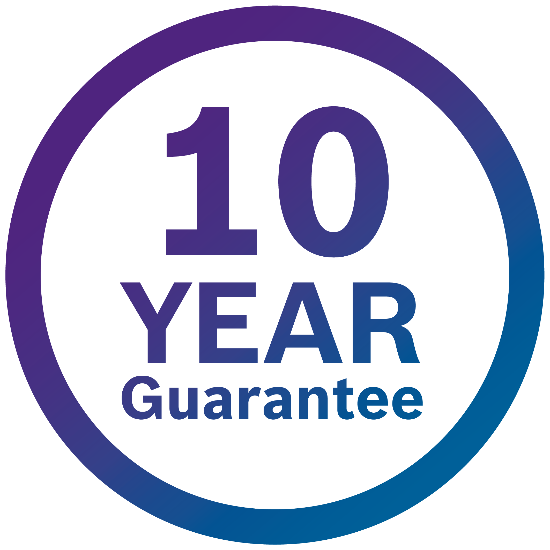 10 year guarantee